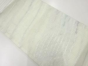 アンティーク　絽変わり斜め縞模様織出し袋帯（材料）